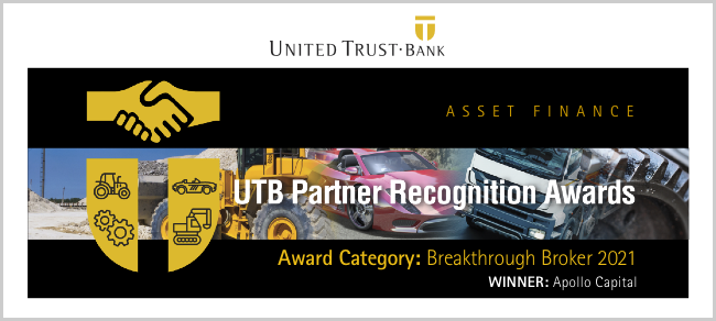 Apollo Capital win UTB Partner Recognition ‘Breakthrough’ Award