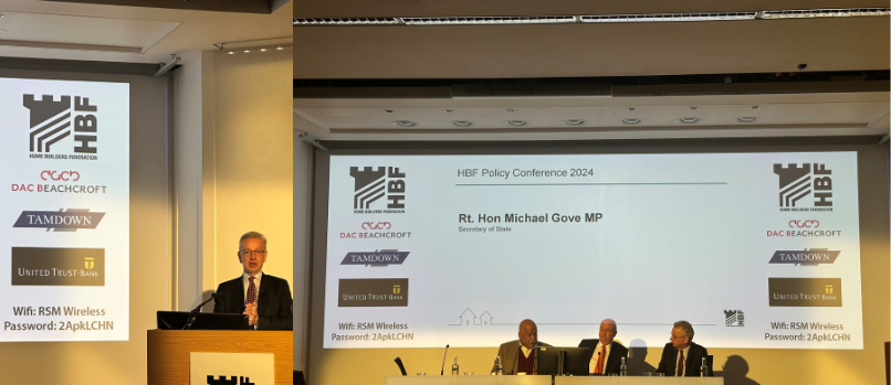 United Trust Bank Co-Sponsors HBF Policy Conference with Secretary of State, Rt Hon. Michael Gove MP as Keynote Speaker